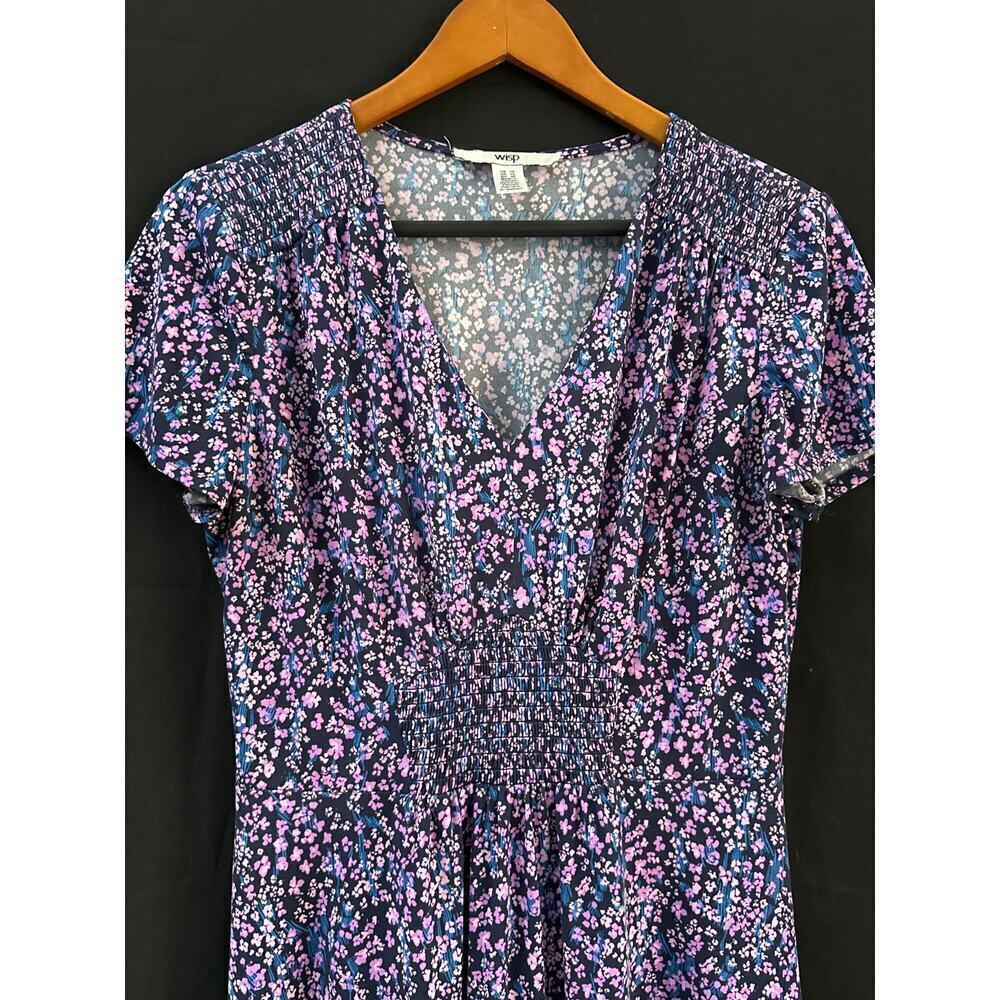 Wisp purple floral sundress Sz 10